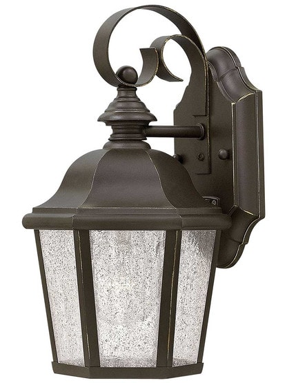 Edgewater 6 inch Outdoor Wall Sconce in Oil-Rubbed Bronze.